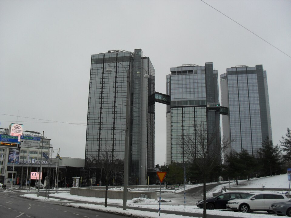 Imagem das Gothia Towers em Gotemburgo (Suécia)