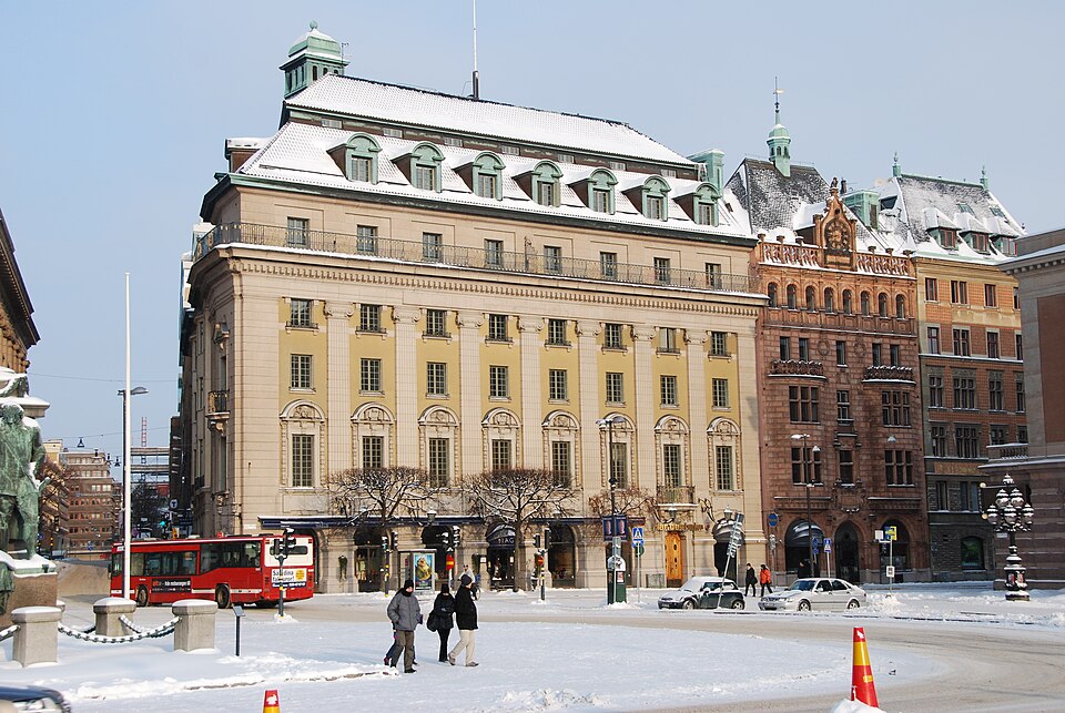 Sveriges Privata Centralbank, Gustav Adolfs torg Stockholm This is a photo of a building (without protection) in Sweden, number 21420000009661 in the RAÄ buildings database.