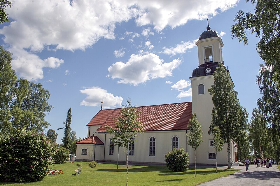 Bjurholms kyrka, Västerbotten, Sweden.