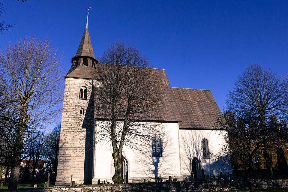 Igrexa de Sjonhem, na illa sueca de Gotland.
