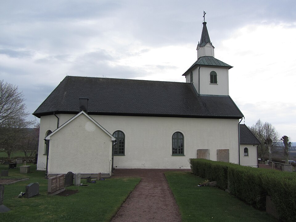 Timmersdala kyrka i Timmersdala mellan Skara, Skövde och Mariestad i Västergötland.