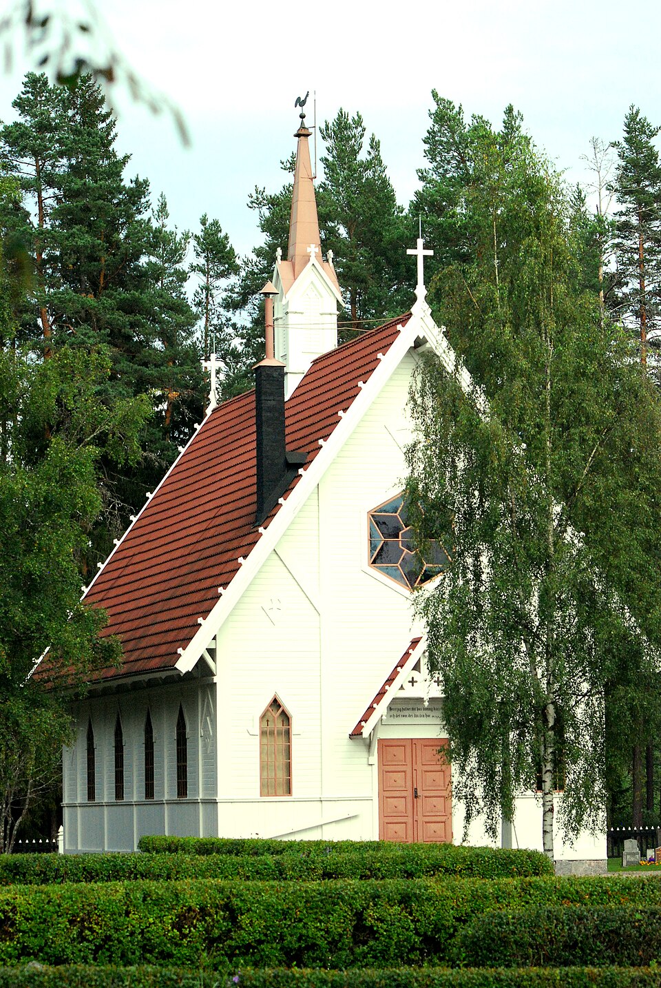 Mattsmyra chapell in Hälsingland, Sweden