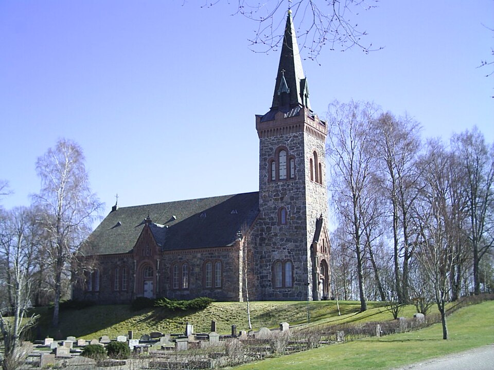 Gärdhems Kyrka. Fotograf:Tubaist Fotograferad april 2005.