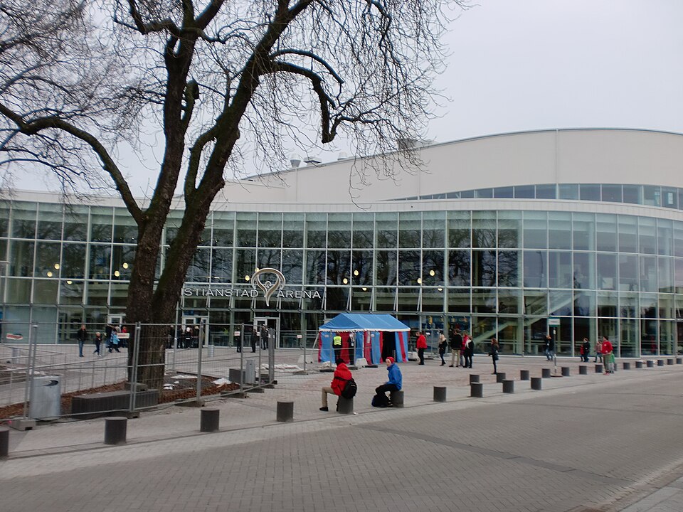 Kristianstad Arena during 2011 World Men's Handball Championship.