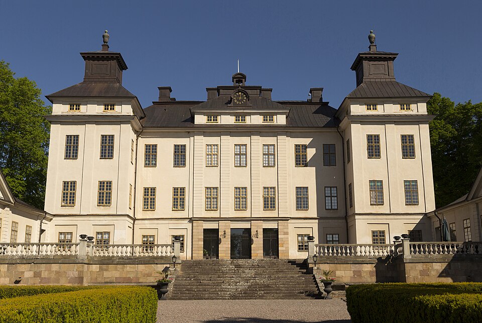 Sjoe Palace in Holm, Uppland 42 kilometers south of the city of Uppsala in Sweden. This is a private property.