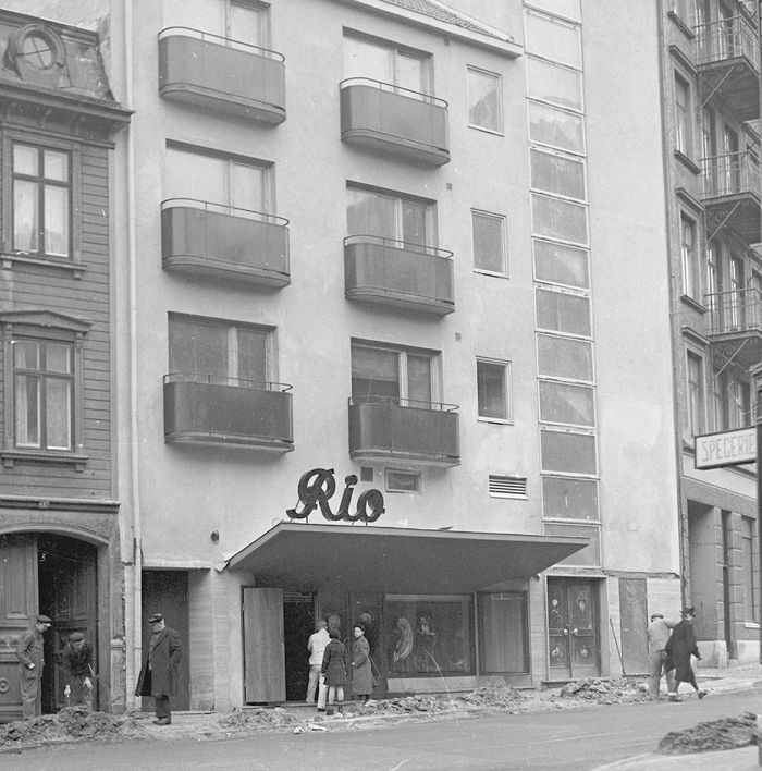Göteborg 27 februari 1940 Biografen Rio på Landsvägsgatan i Haga är nybyggd