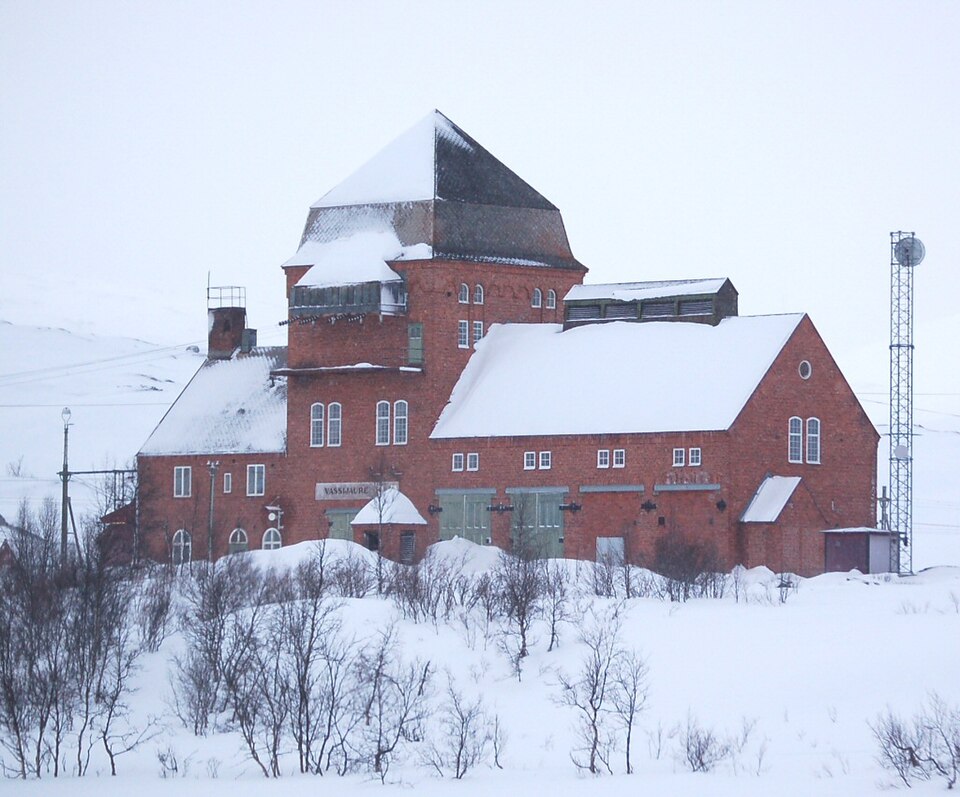 Vassijaure railway station, Kiruna, Sweden.