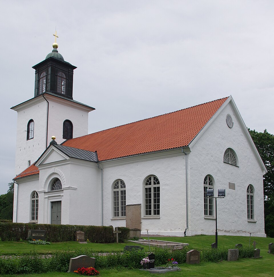 Sandhems kyrka (swedish: church of Sandhem), Västergötland, Sweden.