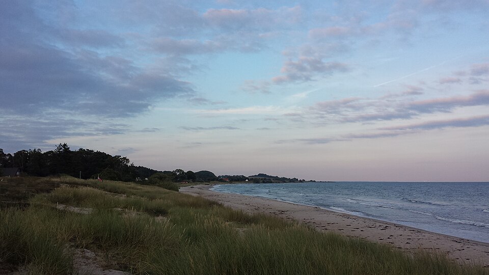 Mossbystrand in Scania, Sweden. August 2018.