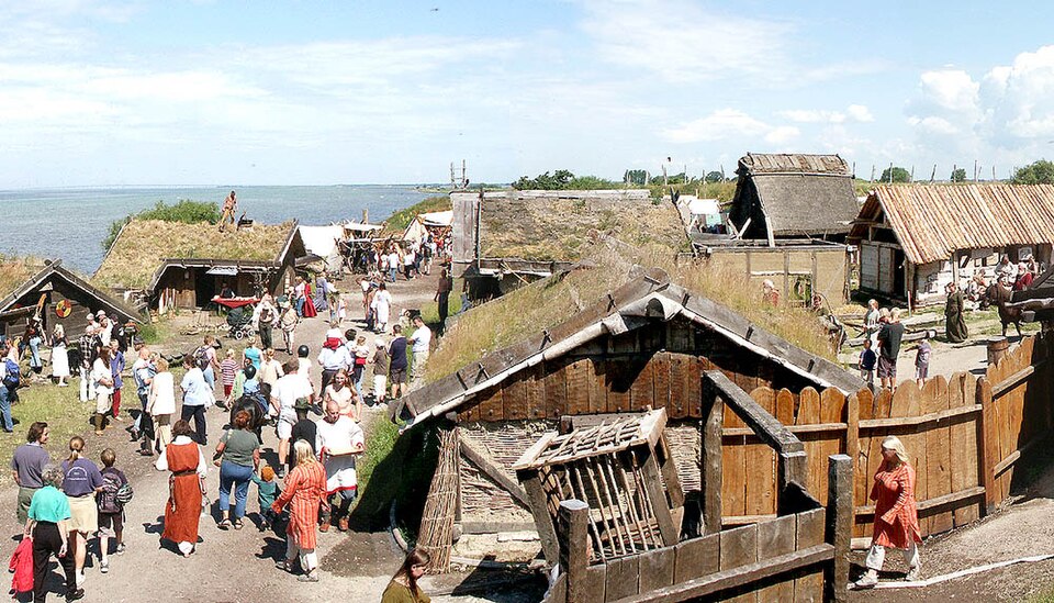The Viking museum of foteviken in Skania, Sweden.