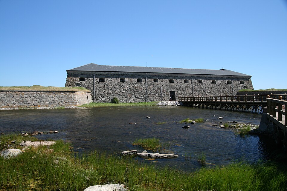 The naval fortress at Drottningskär on the island of Aspö in the archipelago of Karlskrona, Sweden.