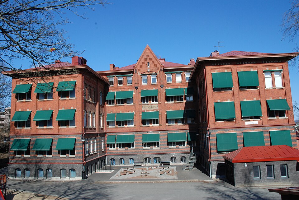 Oscar Fredriksskolan, Oscar Fredriks kyrkogata 5, i Göteborg