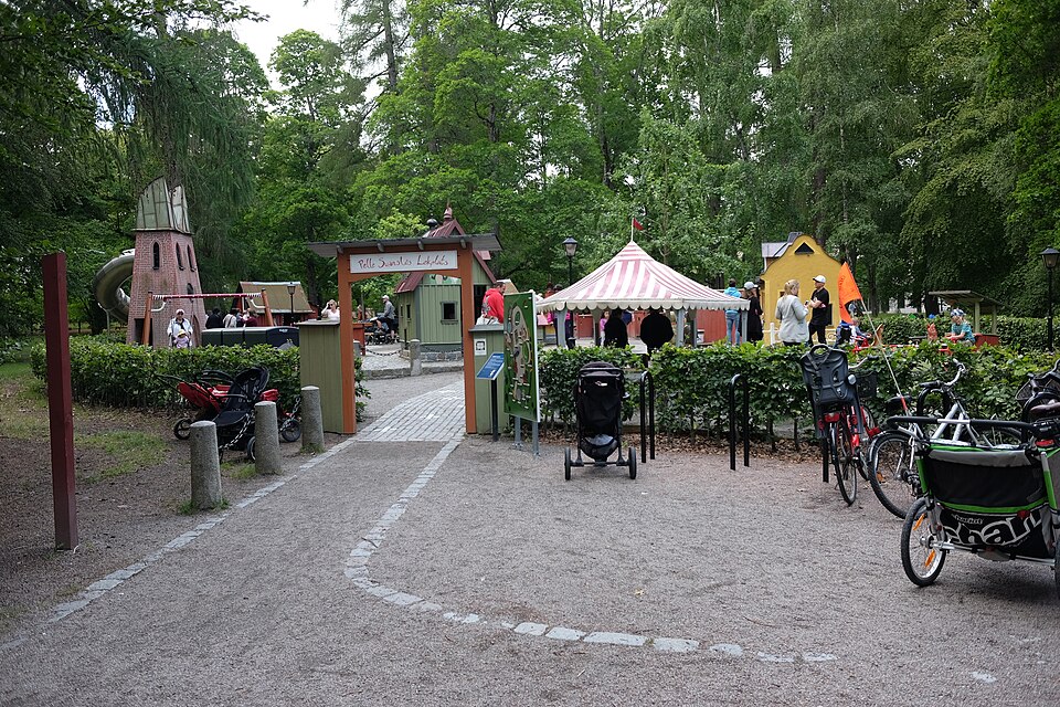 Lekplats, Engelska parken, Uppsala.