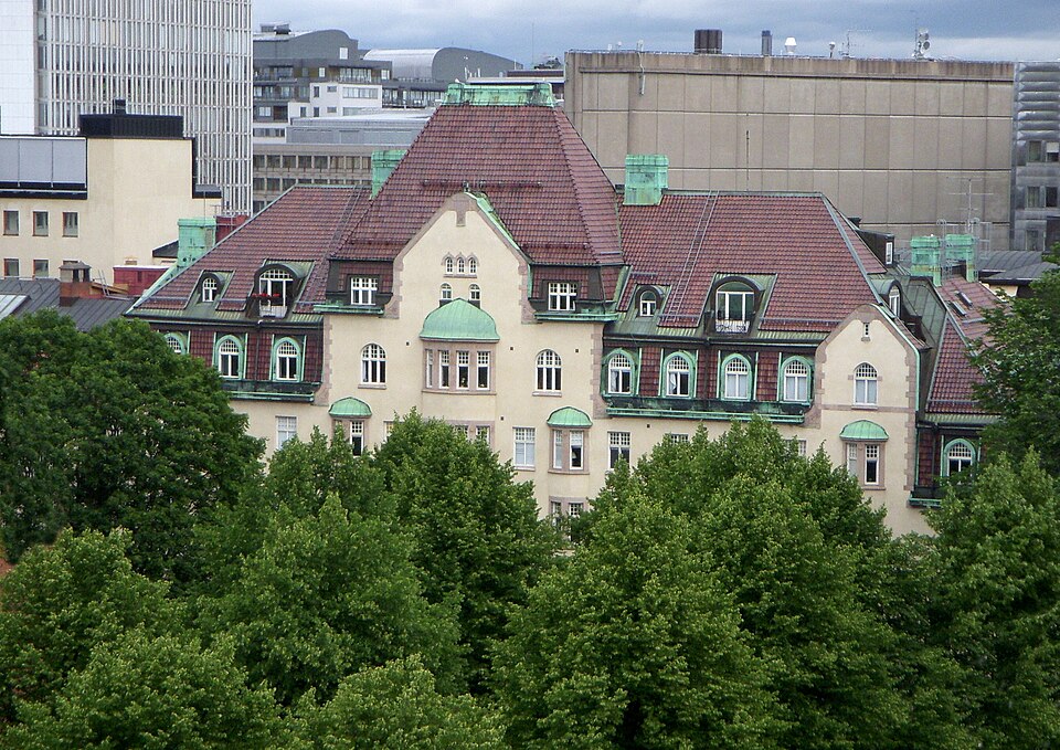 Klara församingshus sett från Esseltehusets tak