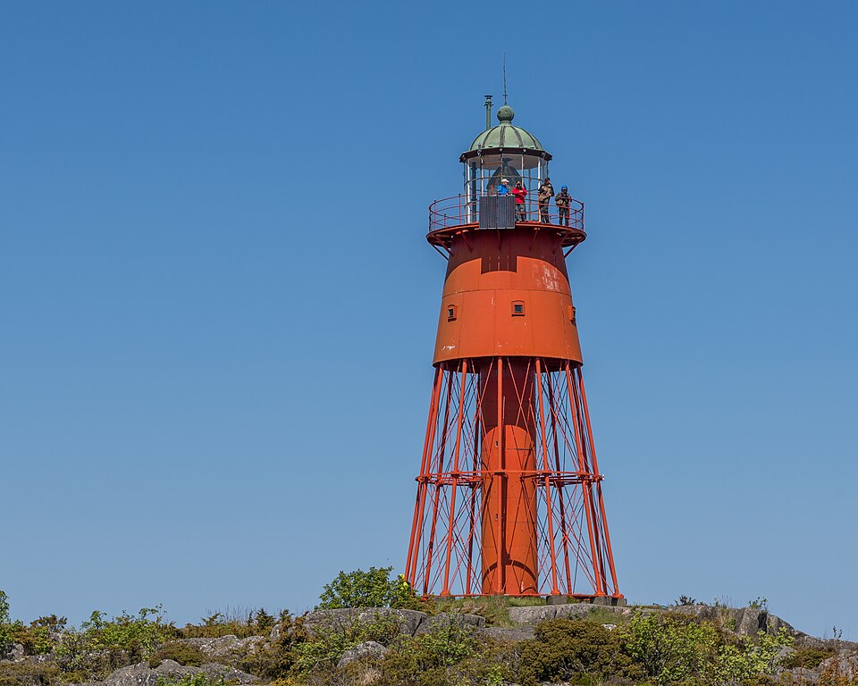 Lighthouse at Svenska Högarna.