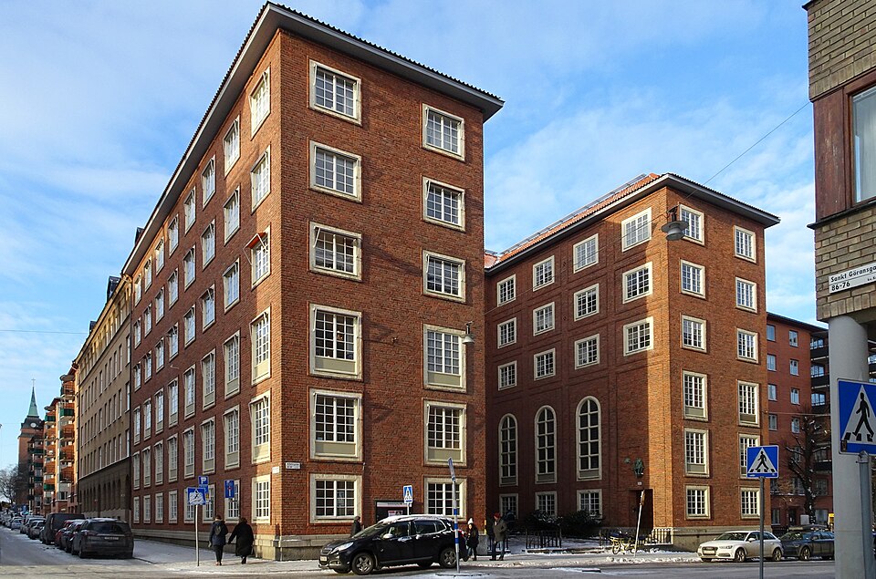 S:t Görans församlingshus, fastighet Herden 7, arkitekt Cyrillus Johansson