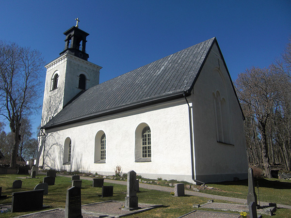 Frösthult church in Simtuna hundred, Fjädrundaland, Enköping municipality, Uppsala county, the Diocese of Uppsala, Uppland, Sweden.