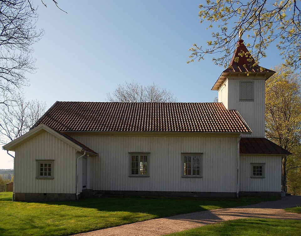 Bråttensby kyrka i Västergötland, Sverige