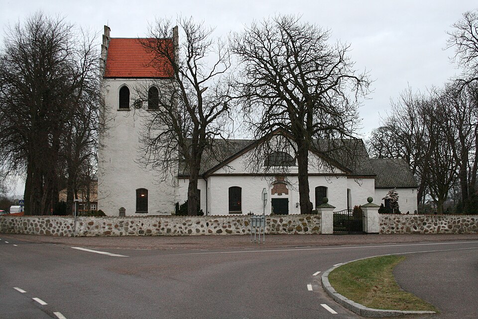 Church of Allerum in Allerum, Skåne, Sweden.