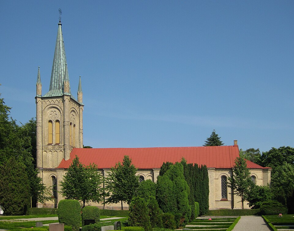 Hököpinge kyrka in Skåne, Sweden