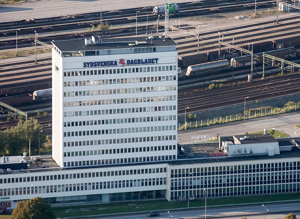 Sydsvenskan building in Malmö, Sweden