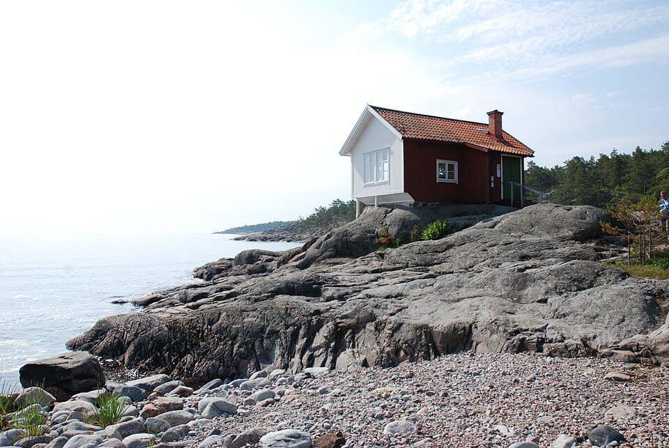 Seaside studio of Swedish artist and author Albert Engström, Grisslehamn, Sweden