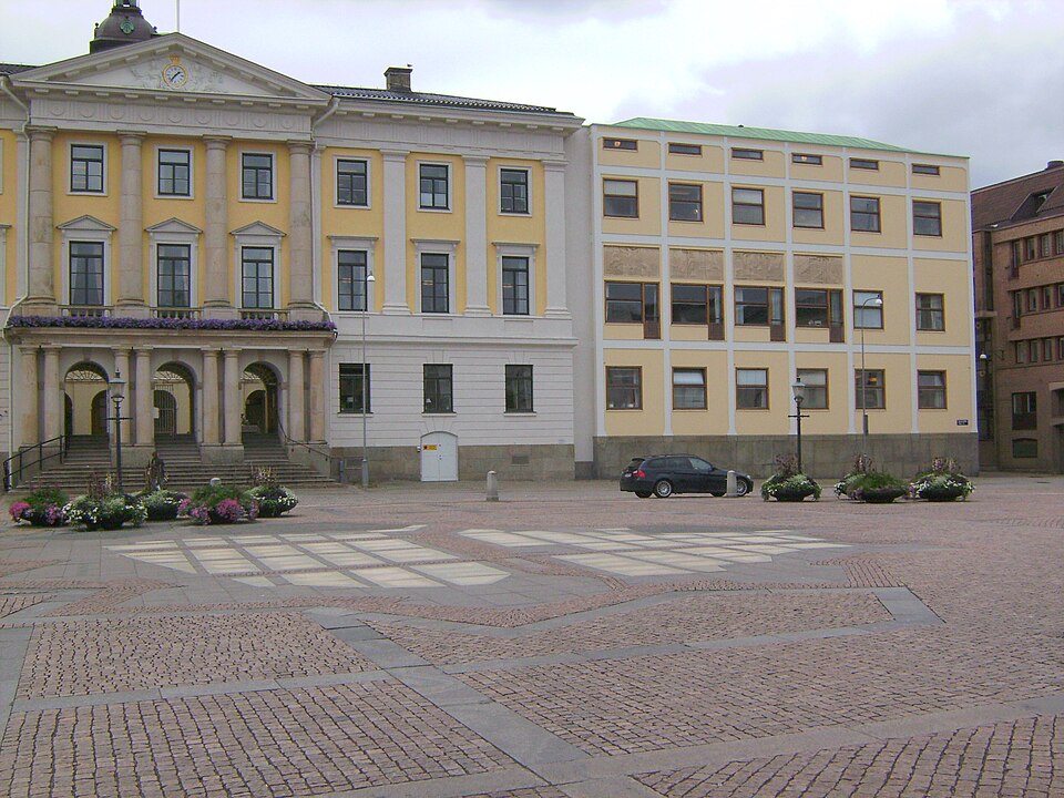 The extension of the Gothenburg City Hall, design by Erik Gunnar Asplund.