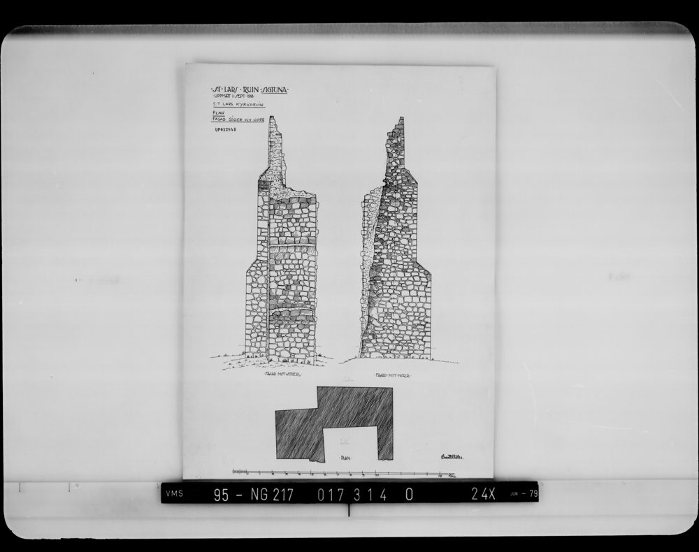 Sankt Lars kyrkoruin 1913
