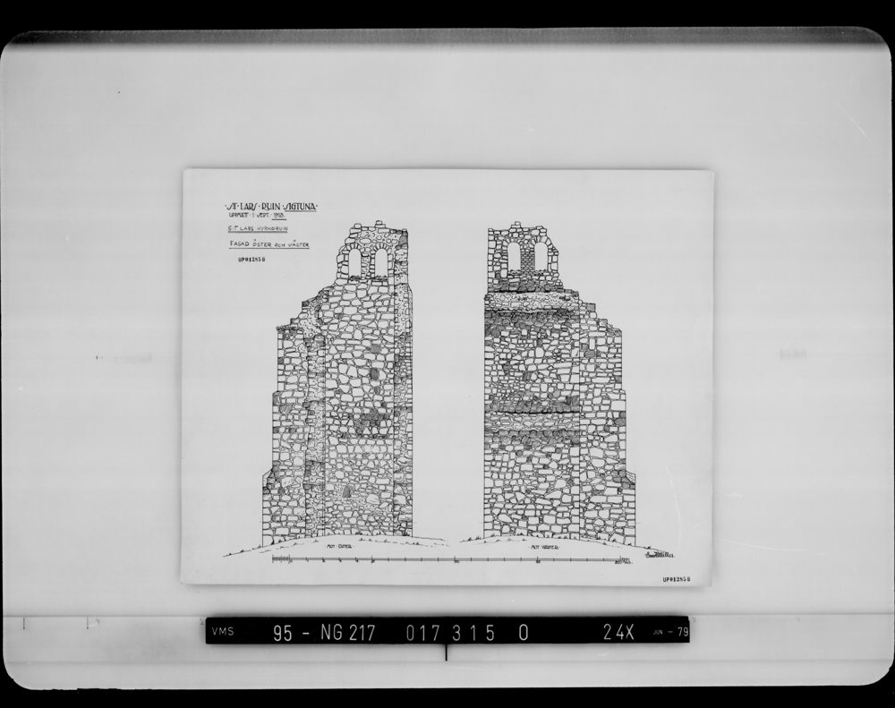 Sankt Lars kyrkoruin 1913
