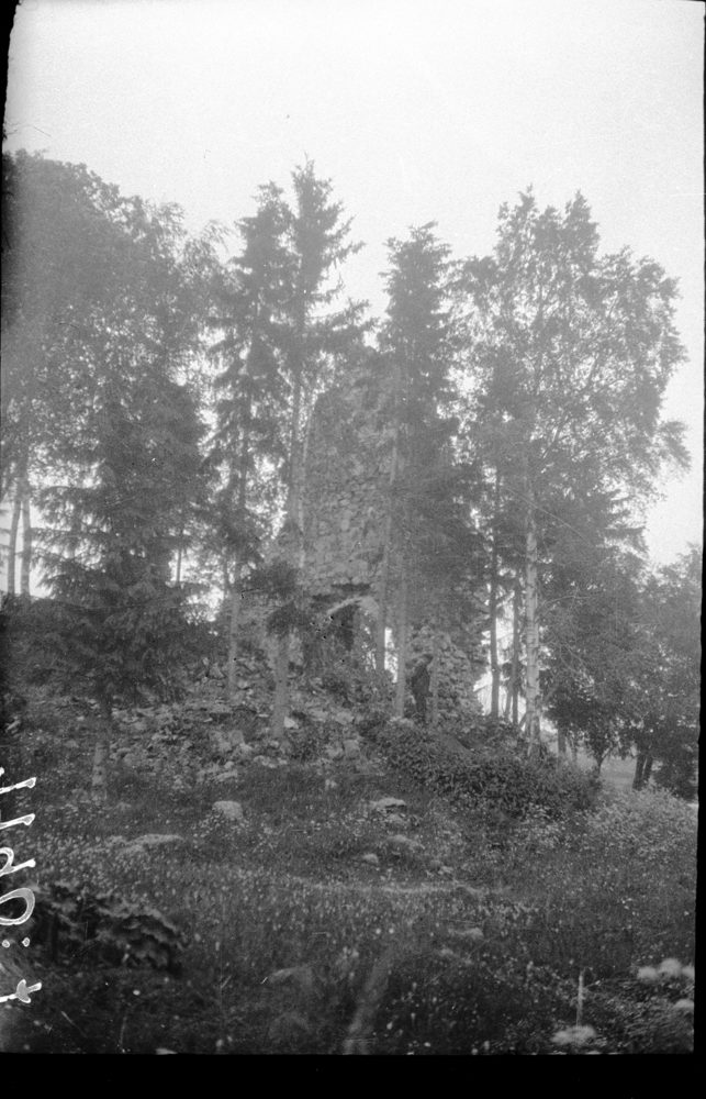 Selångers kyrkoruin 1928