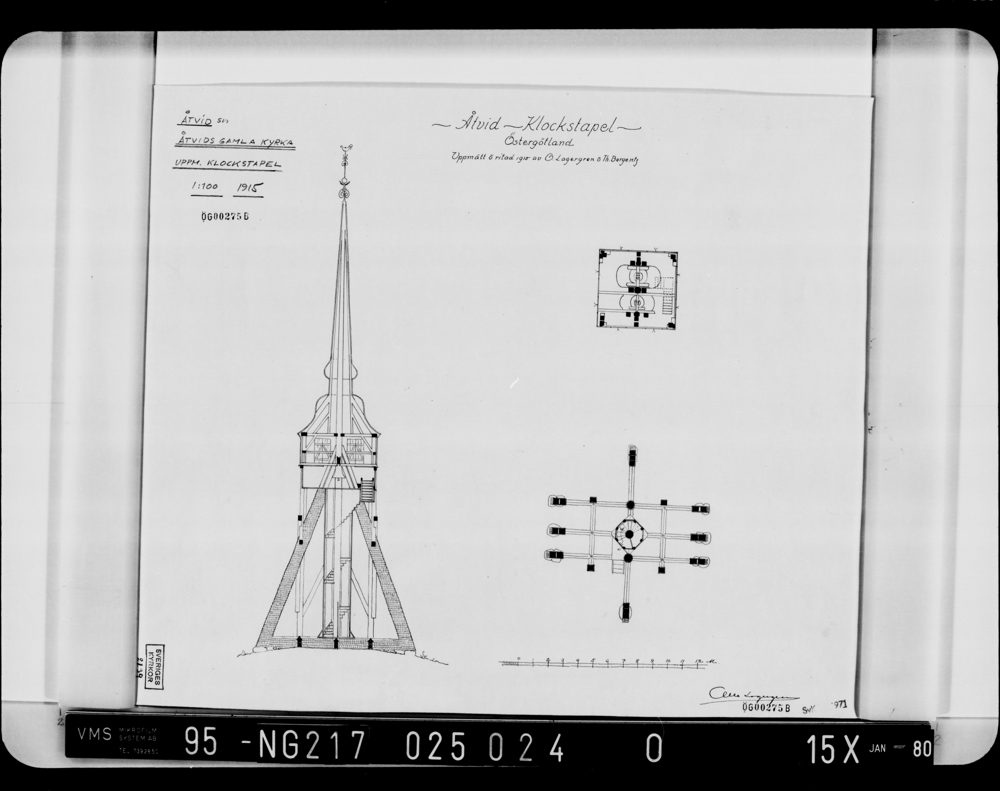 Åtvids Gamla kyrka 1915