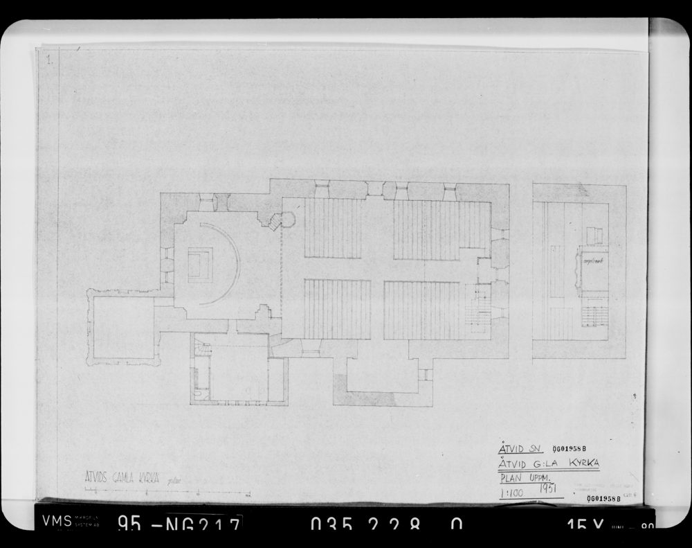 Åtvids Gamla kyrka 1951