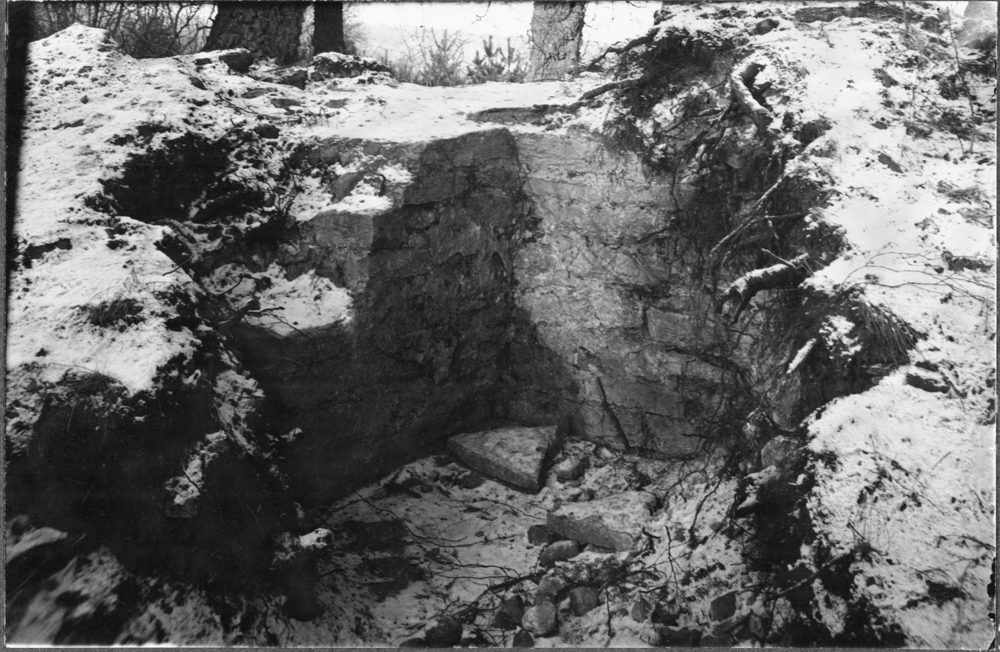 Ryds kyrkoruin 1937