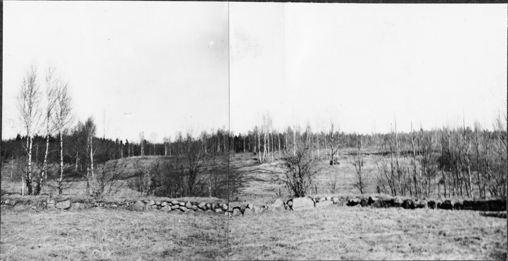 Ryds kyrkoruin 1955