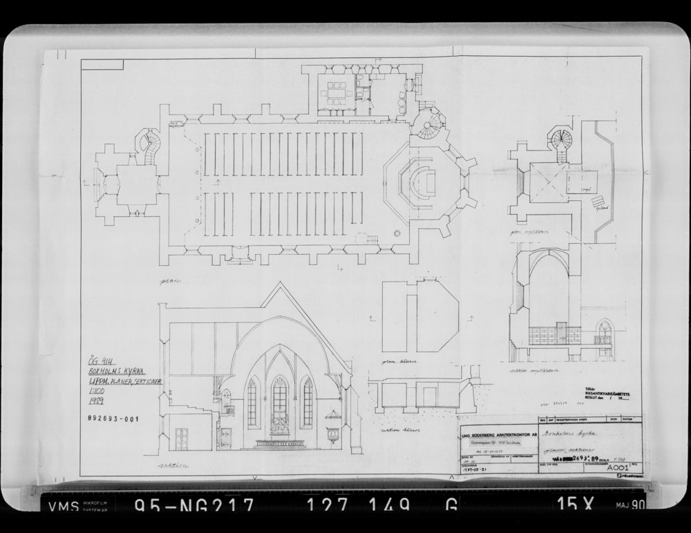 Boxholms kyrka 1989