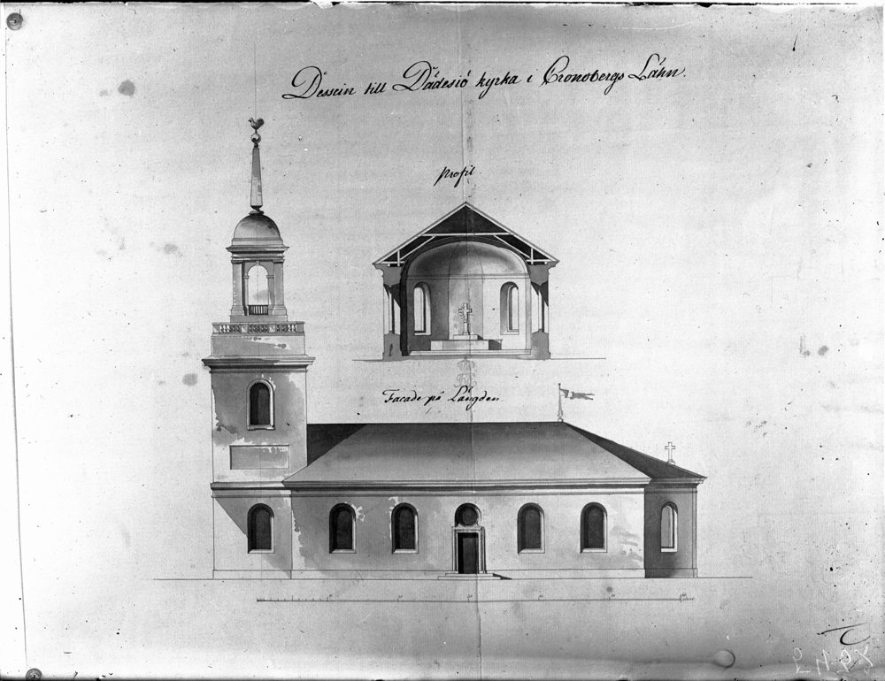 Dädesjö nya kyrka 1922