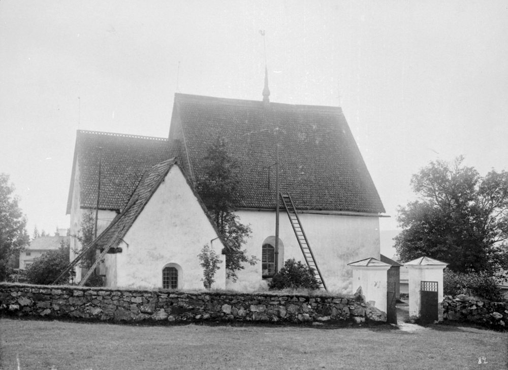 Alnö gamla kyrka 1900