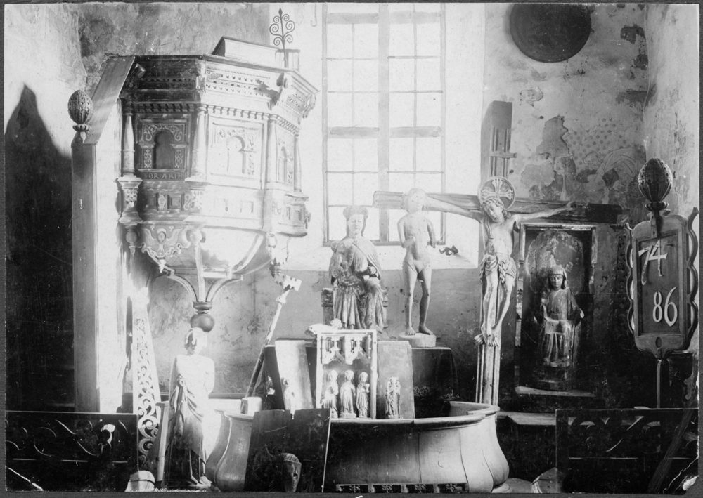Alnö gamla kyrka 1905