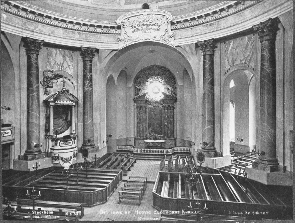 Hedvig Eleonora kyrka 1880