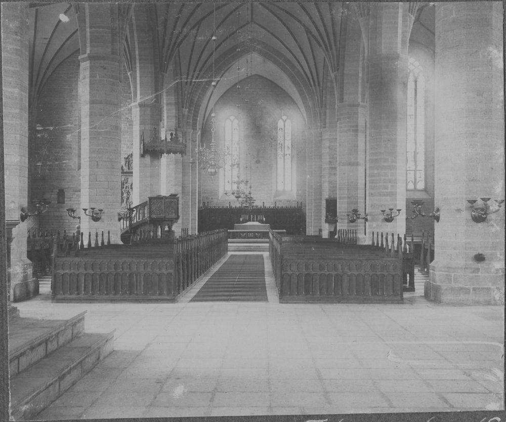 Vadstena klosterkyrka 1905