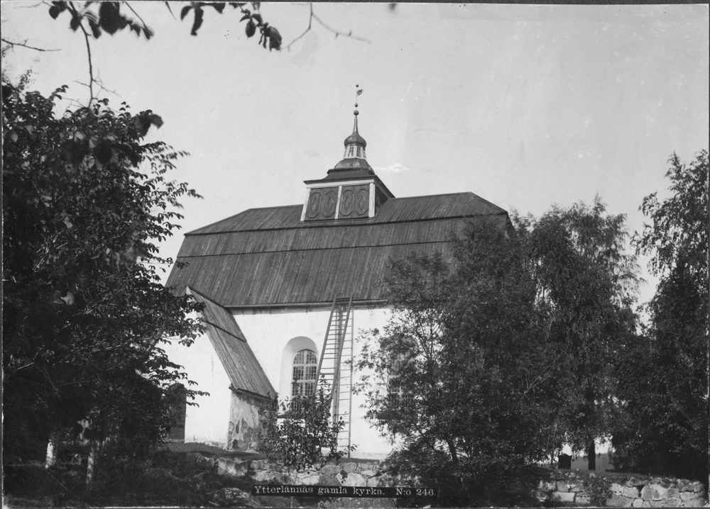 Ytterlännäs Gamla kyrka 1898